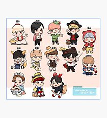 Seventeen Character Chibi Photographic Print