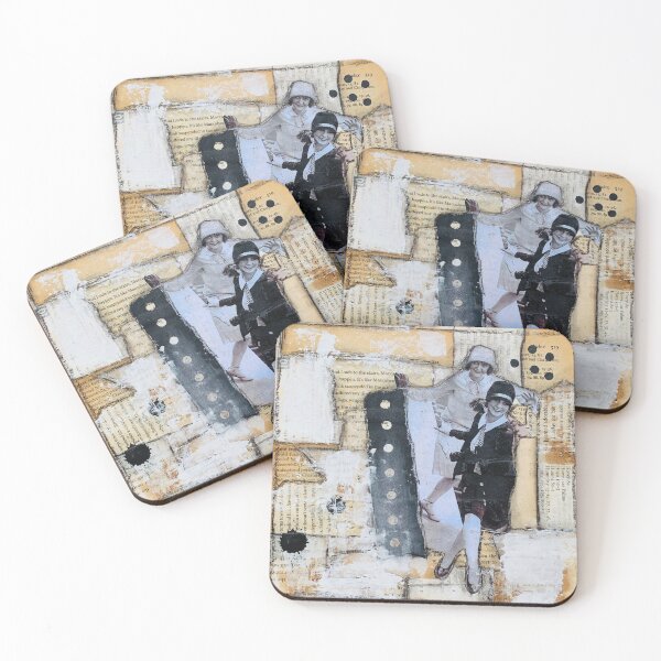 Item preview, Mixed media collage  designed and sold by veraD58.
