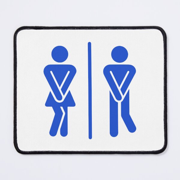 Item preview, Blue Men, Women Restroom Sign, Bathroom Sign, Toilet Sign, Wc Sign designed and sold by svectormonster.