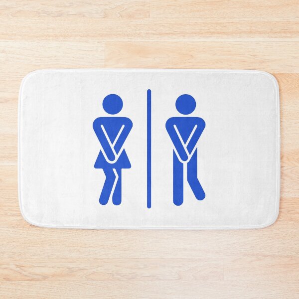 Item preview, Blue Men, Women Restroom Sign, Bathroom Sign, Toilet Sign, Wc Sign designed and sold by svectormonster.