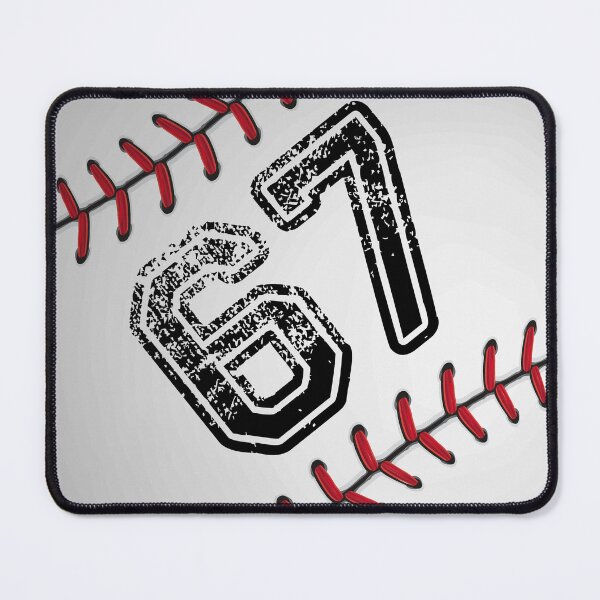 Item preview, Baseball ball number 67, sixty seven designed and sold by TheCultStuff.