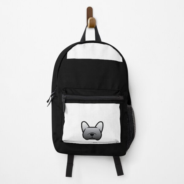 Item preview, Gray French Bulldog - Frenchie silhouete in black and white Graphic T-Shirt designed and sold by ArnulfoKozey.