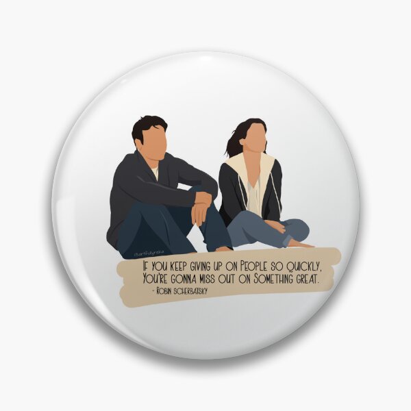 Item preview, Ted and Robin ( HIMYM) sticker designed and sold by ArtfullyReka.