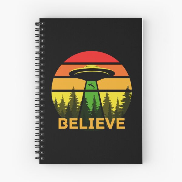Item preview, Believe - Retro UFO Abduction Emblem designed and sold by 90sAlien.