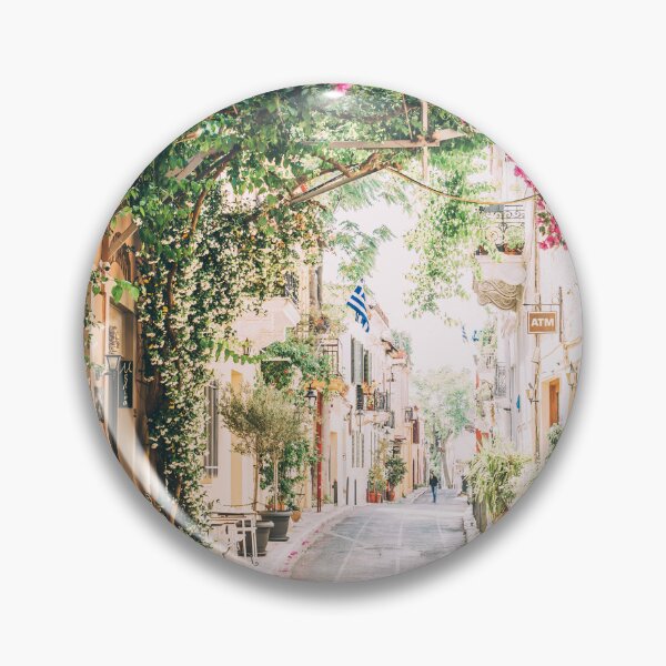 Item preview, Purple Flowers in Plaka Athens, Greece designed and sold by ppolecho.