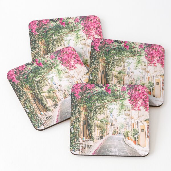 Item preview, Purple Flowers in Plaka Athens, Greece designed and sold by ppolecho.