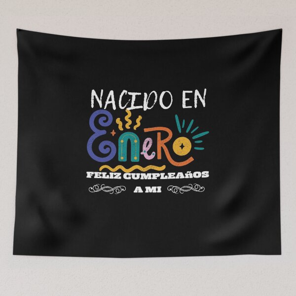 Item preview, Nacido En enero feliz cumpleanos a mi  designed and sold by Laviola182.