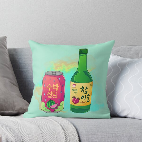 Item preview, Soda de melón enlatada coreana, bebida de soju coreana designed and sold by Keffy.