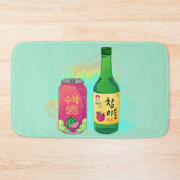 Item preview, Soda de melón enlatada coreana, bebida de soju coreana designed and sold by Keffy.