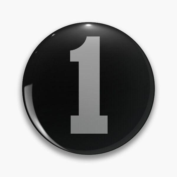 Item preview, Number 1, Silver one, Sports number 1 designed and sold by TheCultStuff.