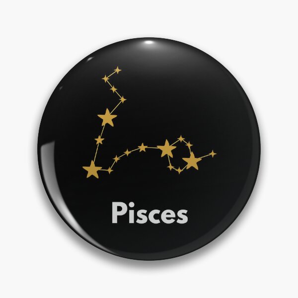 Item preview, Pisces, Pisces Sign, Black designed and sold by Magic Love Art Print.