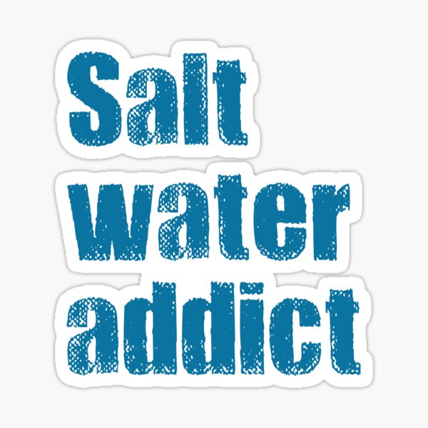 Salt Water Addict Ocean Girl Glitter Blue Heart  Sleeveless Top for Sale  by catchyology
