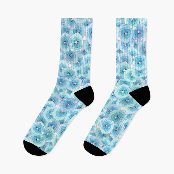 Item preview,  Watercolour Blue Roses Geometric Floral Pattern, Floral Lover, Floral Design designed and sold by DesignHouse07.