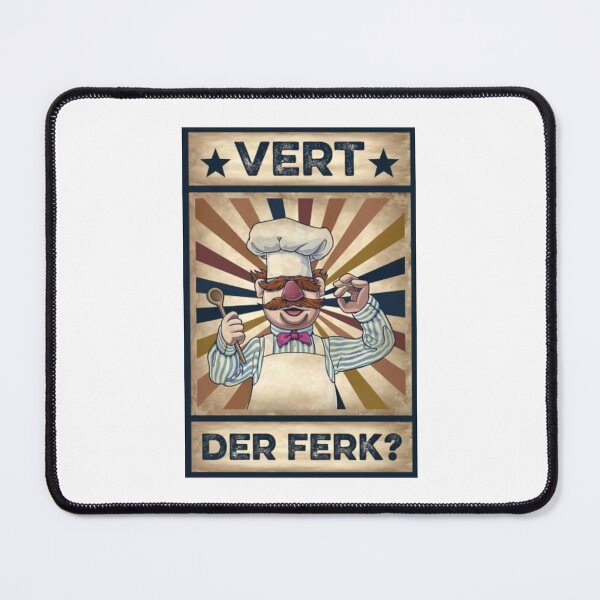 Item preview, Vintage Vert Der Ferk, Cute Funny Swedish Chef Knife designed and sold by LiborDuda.