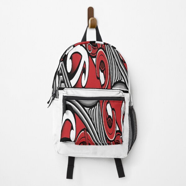 Item preview, TNT - maori design with carving pattern border - RED designed and sold by TNT-STYLEZ.