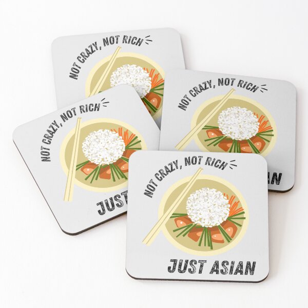 Item preview, Not Crazy Not Rich Just Asian Funny Asian gift designed and sold by SweetbeStore.
