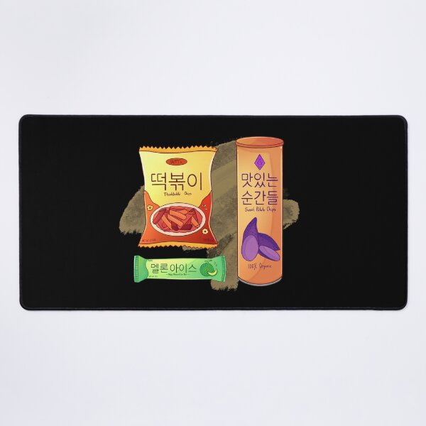 Item preview, Korean Tteokbokki Chips, Sweet Potato Chips, Melon Flavored Ice Bar designed and sold by Keffy.