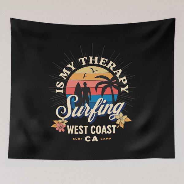 Item preview, Surfing is my Therapy designed and sold by ZimbomDesigner.