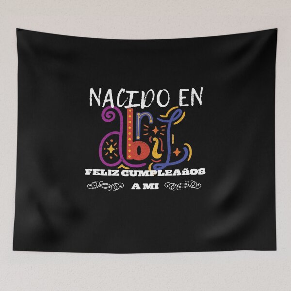 Item preview, Nacido En abril feliz cumpleanos a mi  designed and sold by Laviola182.