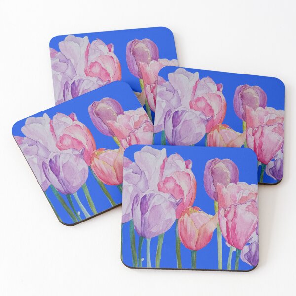 Item preview, Watercolour Tulips, Spring Tulips designed and sold by AngelaHart1.