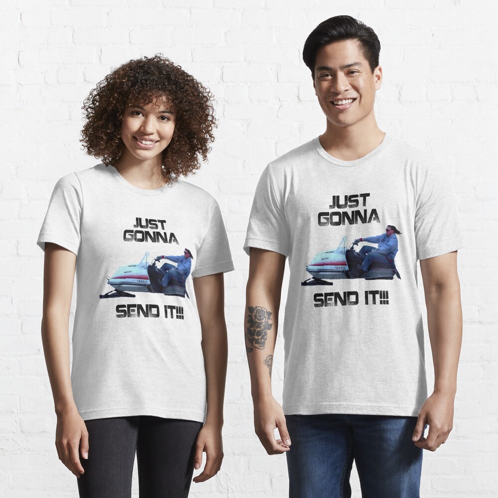 Just Gonna Send it Larry Enticer Meme Tee Shirt Essential T-Shirt