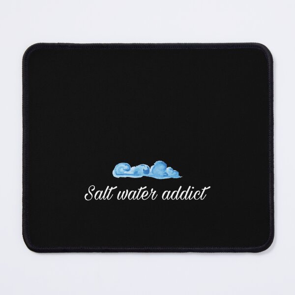 Item preview, Salt Water Addict Ocean Girl Glitter Blue Heart  designed and sold by catchyology.