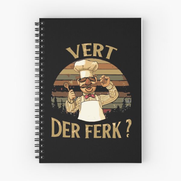 Item preview, Retro Vert Der Ferk Chef Gift Fan designed and sold by LiborDuda.