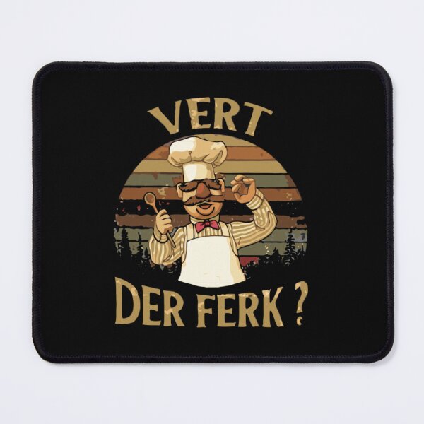 Item preview, Retro Vert Der Ferk Chef Gift Fan designed and sold by LiborDuda.
