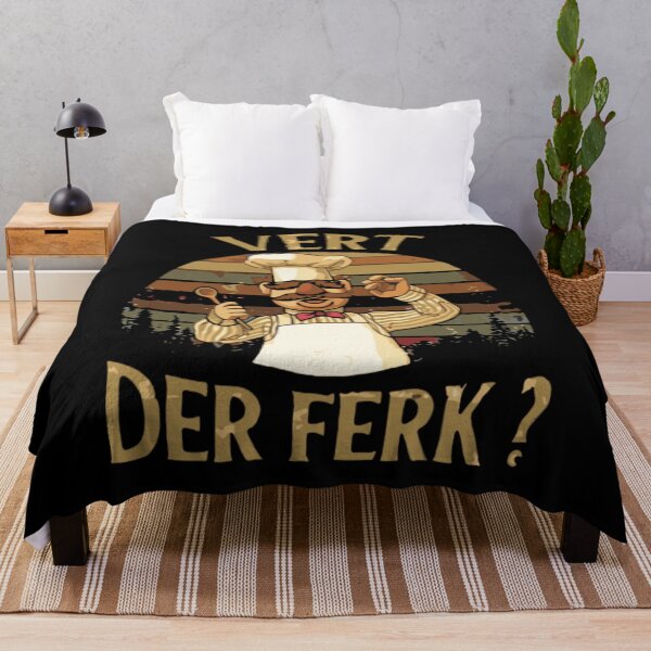 Item preview, Retro Vert Der Ferk Chef Gift Fan designed and sold by LiborDuda.