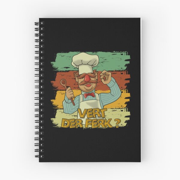 Item preview, Vintage Vert Der Ferk, Cute Funny Swedish Chef Knife designed and sold by LiborDuda.