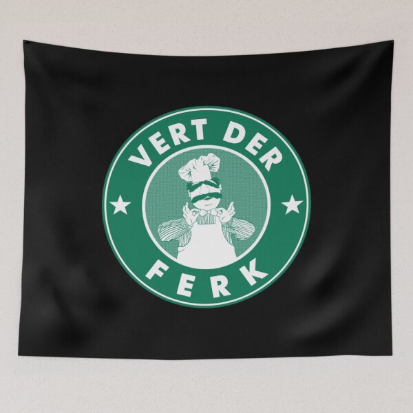 Item preview, Cute Funny Swedish Chef Knife Vert Der Ferk bucks designed and sold by LiborDuda.
