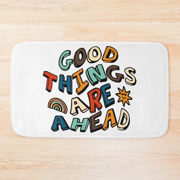 Item preview, Good thing are ahead Design in Retro colors designed and sold by NerdnGeekshop.