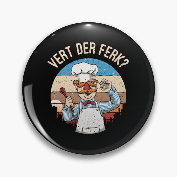 Item preview, Vintage Vert Der Ferk Cute Funny Swedish Chef Knife designed and sold by LiborDuda.