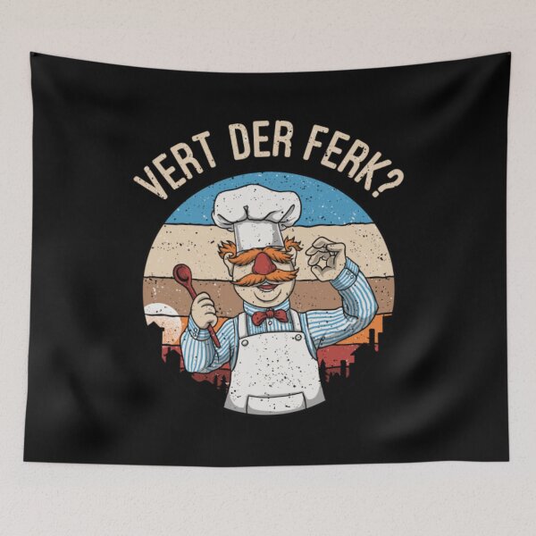 Item preview, Vintage Vert Der Ferk Cute Funny Swedish Chef Knife designed and sold by LiborDuda.
