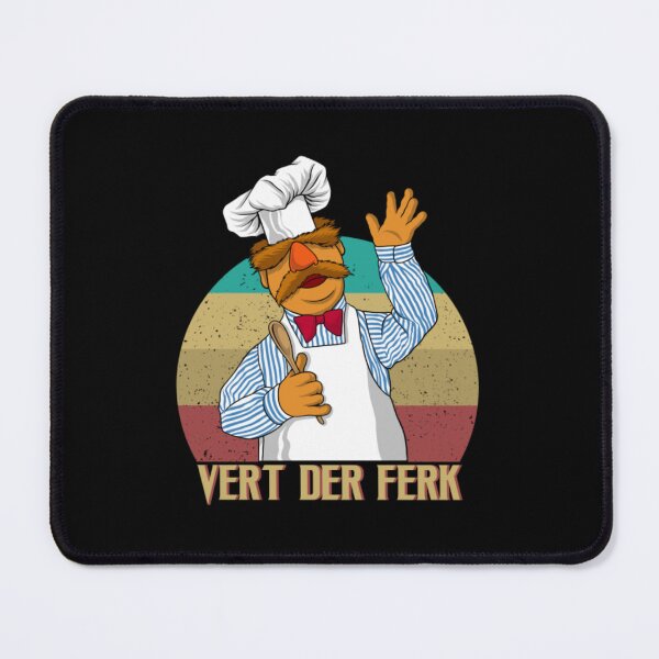 Item preview, Vert Der Ferk Chef Retro Gift Fan designed and sold by LiborDuda.