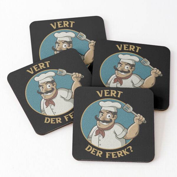 Item preview, Vert Der Ferk Chef Vintage Gift designed and sold by LiborDuda.
