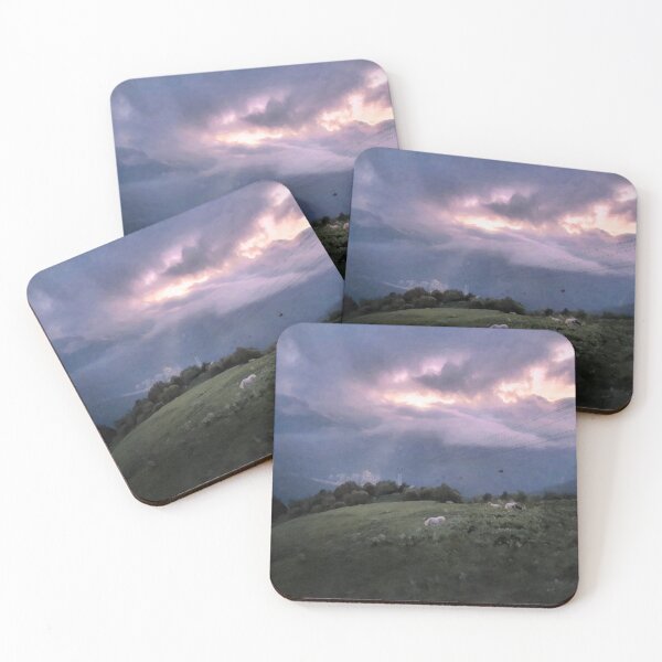 Item preview, Magical sunset over the mountain designed and sold by Svetlana Korneliuk.