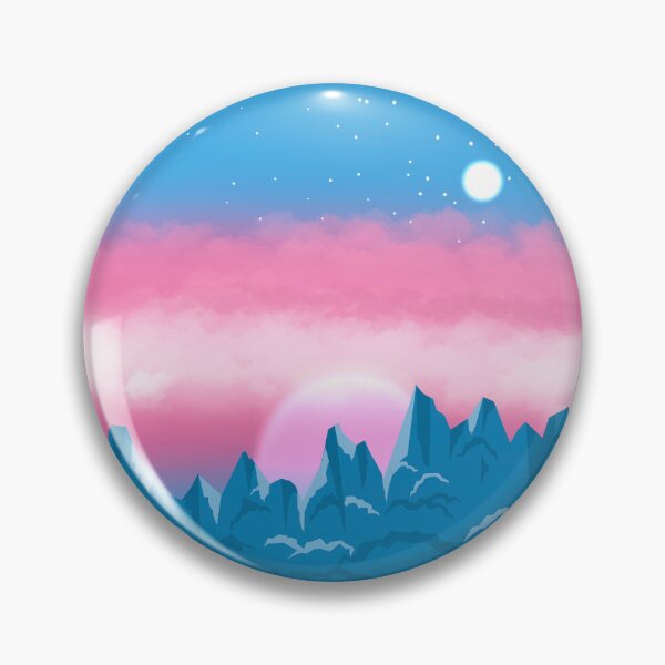 Item preview, Subtle trans flag designed and sold by Little Crows Trinkets.