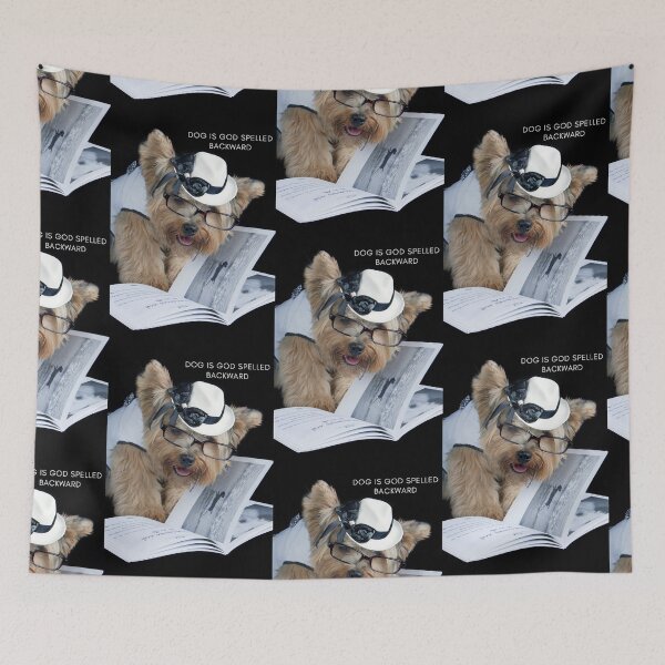 Item preview, DOG IS GOD SPELLED BACKWARD designed and sold by SKYSHOP007.