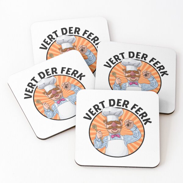 Item preview, Vert Der Ferk Cook Swedish Chef Art Gift designed and sold by LiborDuda.