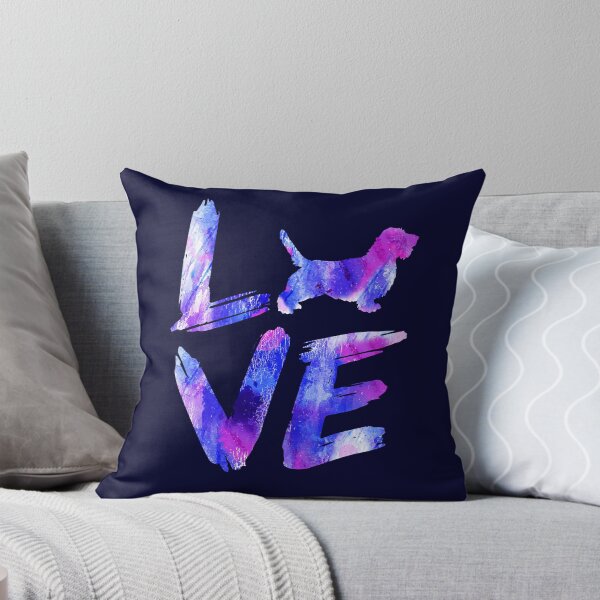 Item preview, Petit Basset Griffon Vendeen Dog Love Watercolor Design designed and sold by rafaeltto.