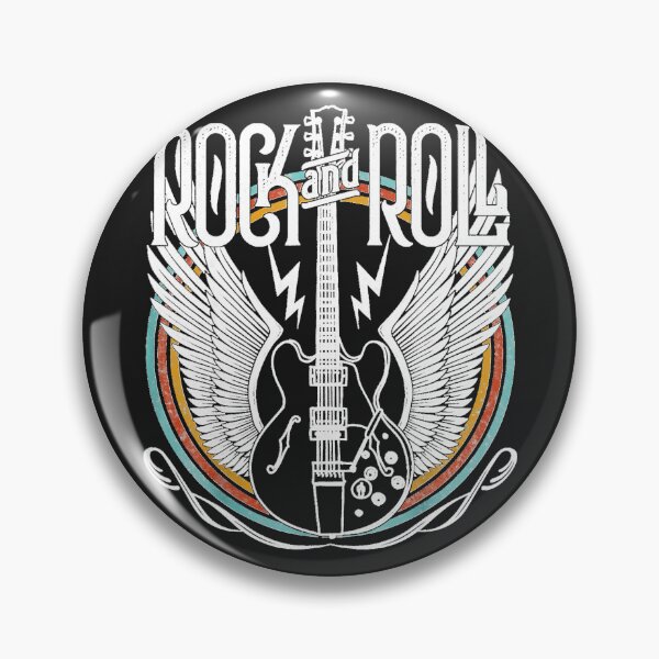 Item preview, Distressed vintage retro s rock & roll music guitar wings designed and sold by LauraKowalesky.