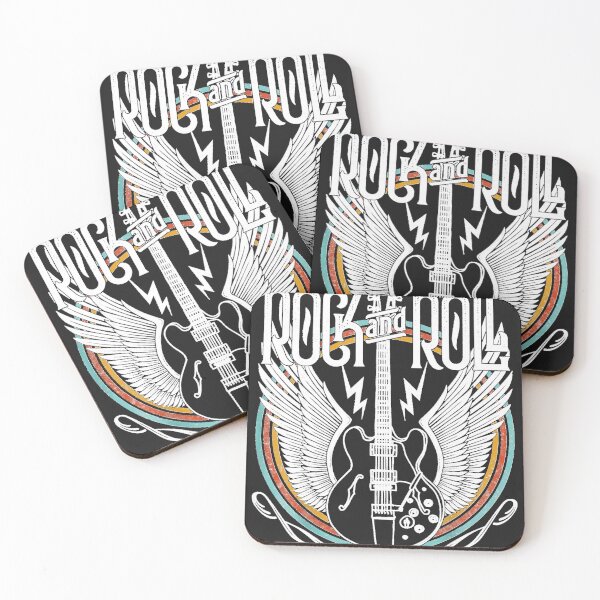 Item preview, Distressed vintage retro s rock & roll music guitar wings designed and sold by LauraKowalesky.