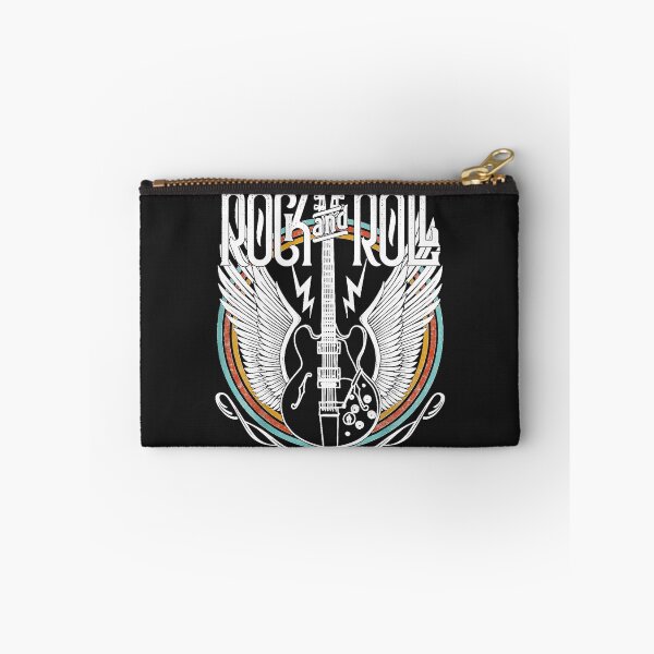 Item preview, Distressed vintage retro s rock & roll music guitar wings designed and sold by LauraKowalesky.