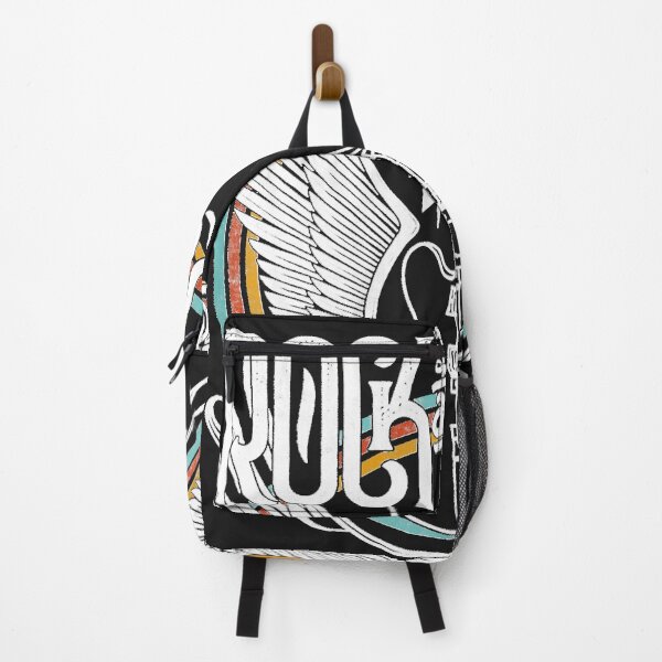 Item preview, Distressed vintage retro s rock & roll music guitar wings designed and sold by LauraKowalesky.