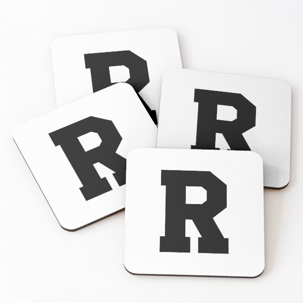 Item preview, Alphabet, Black R, Sports letter R designed and sold by TheCultStuff.