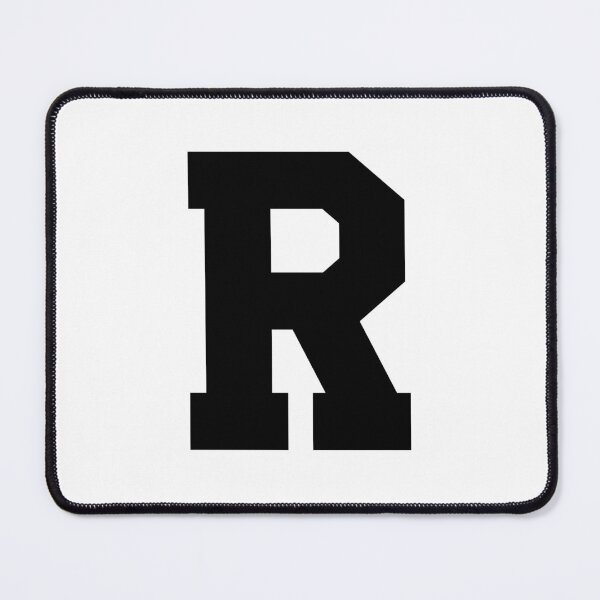 Item preview, Alphabet, Black R, Sports letter R designed and sold by TheCultStuff.