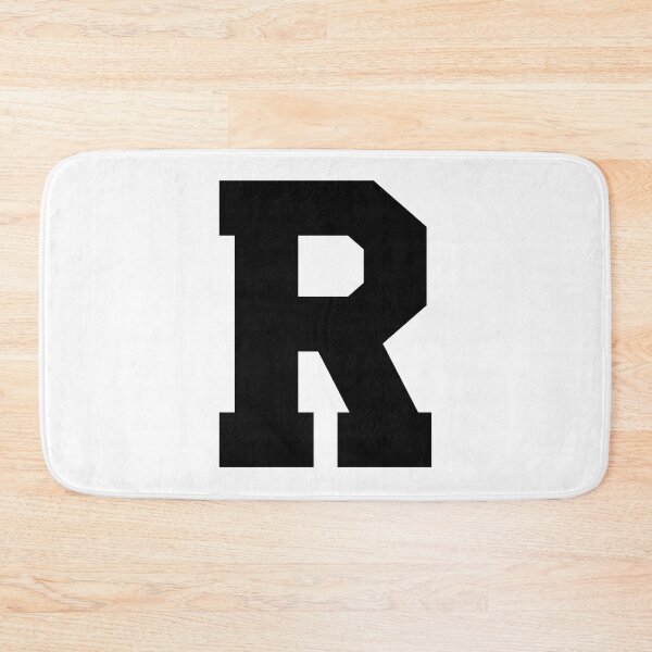 Item preview, Alphabet, Black R, Sports letter R designed and sold by TheCultStuff.