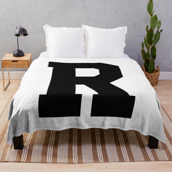 Item preview, Alphabet, Black R, Sports letter R designed and sold by TheCultStuff.