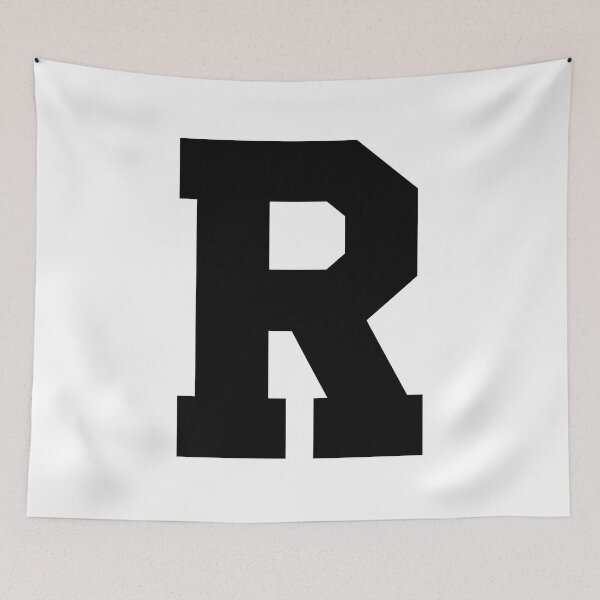 Item preview, Alphabet, Black R, Sports letter R designed and sold by TheCultStuff.